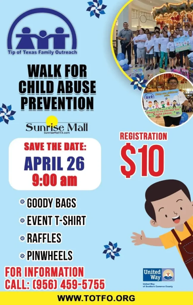 a poster for a walk for children