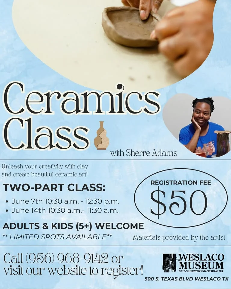 Ceramics Classes With Sherre Adams