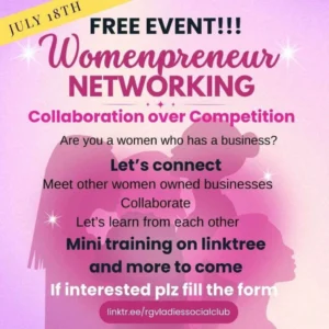 Rgvlsc Womenpreneur Networking Event