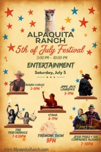 5th Of July Festival At Alpaquita Ranch 1