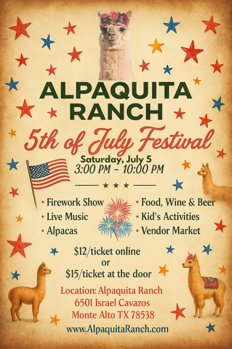 5th Of July Festival At Alpaquita Ranch