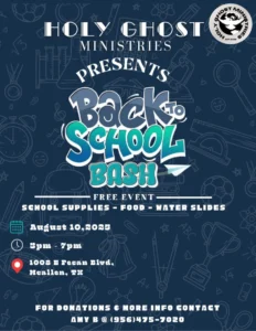 Back 2 School Bash