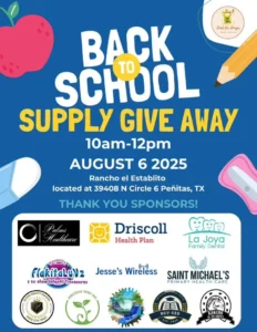 Back To School Supply Give Away