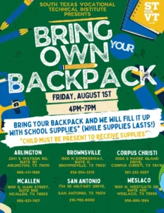 Bring Your Own Backpack Stvt Brownsville 1