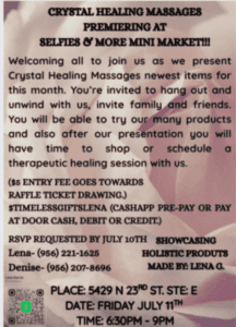 Crystal Healing Massages Showcasing Event 1
