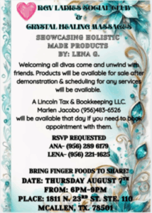 Crystal Healing Massages Showcasing Event 3