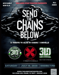Send The Chains Below Tribute To Alice In Chains Chevelle