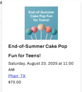 Cake Pop Fun For Teens