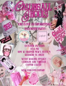 Ghouls Halloween Cake And Candle Class