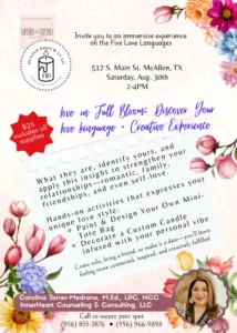 Love In Full Bloom Discover Your Love Language Creative Experience
