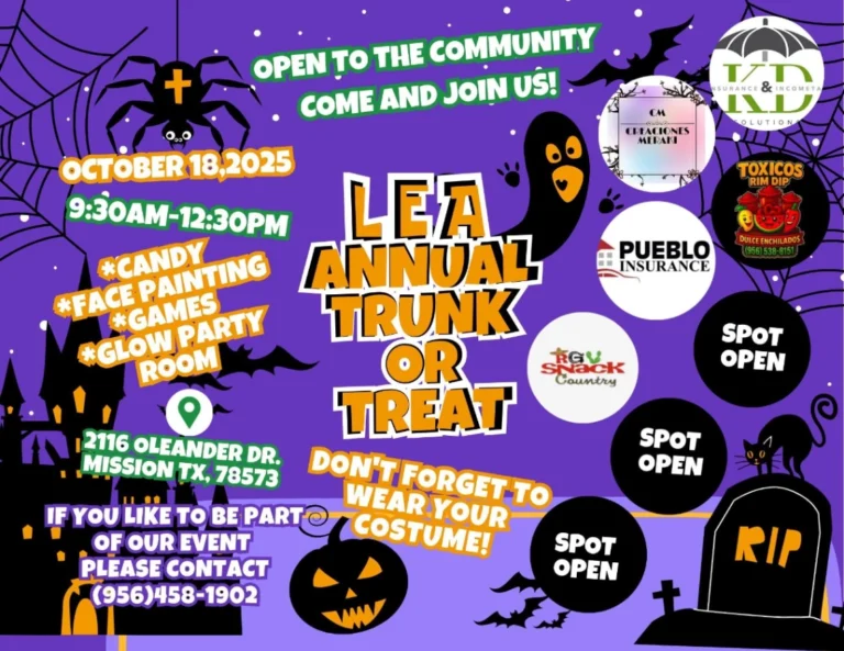 Lea Annual Trunk Or Treat