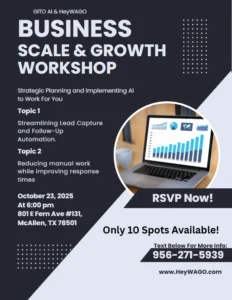 Business Scale Growth Workshop