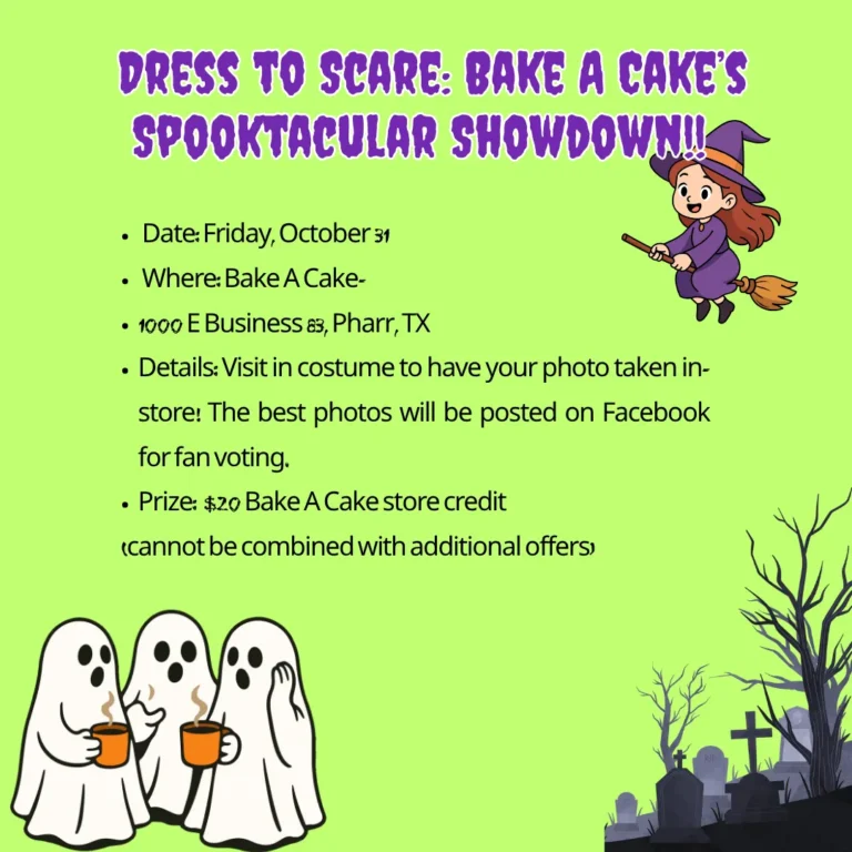 Dress To Scare Bake A Cakes Spooktacular Showdown