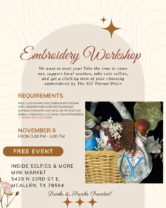 Embroidery Workshop