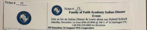 Faith Of Family Academy Italian Dinner Event 2