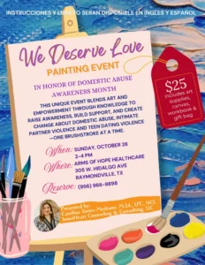 We Deserve Love Painting Event