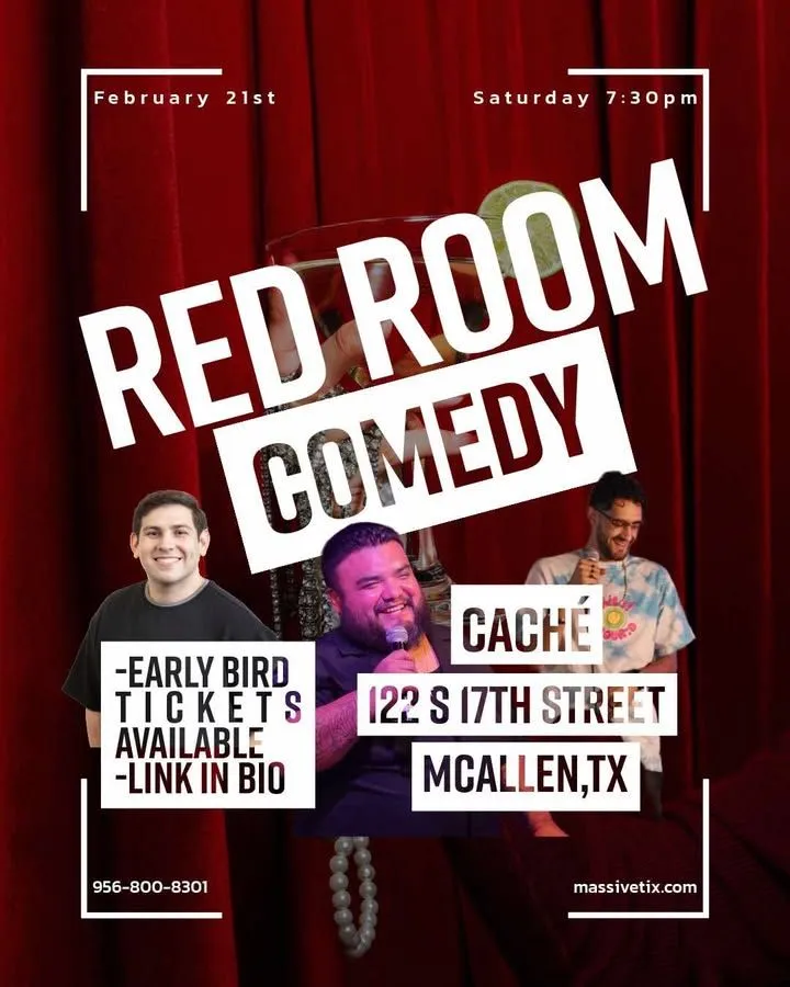 Red Room Comedy At Cache