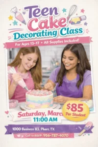 Teen Takeover Cake Edition