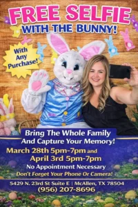 FREE SELFIE WITH THE BUNNY! - Image 01 (April 1, 2026)