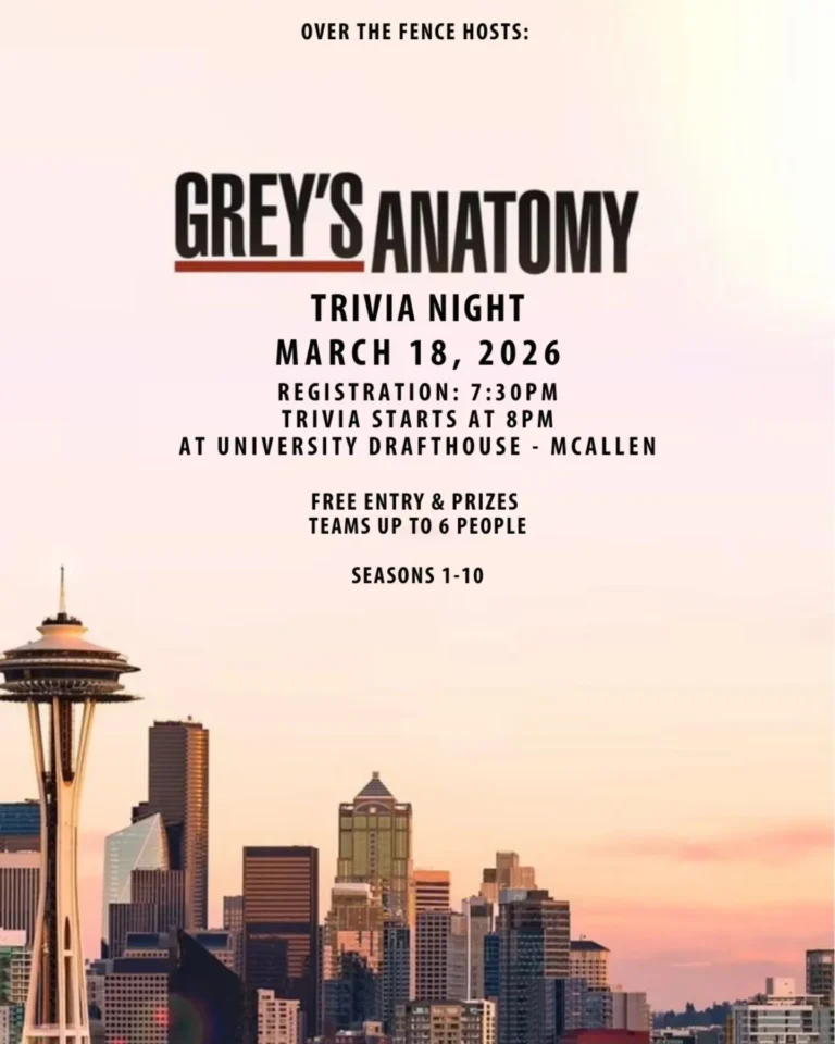 Greys Anatomy Trivia Night