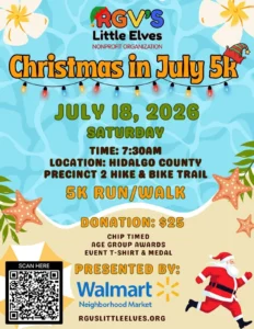 RGV’s Little Elves Fourth Annual Christmas in July 5K - Image 01 (April 24, 2026)