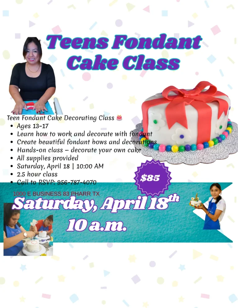 Teens Fondant Cake Class - Image 01 (April 2, 2026)