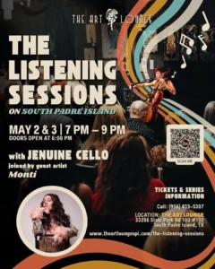 The Listening Sessions #9 with Monti and Jenuine Cello - Image 01 (April 23, 2026)