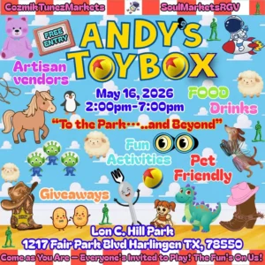 ANDY’S TOYBOX MARKET IS COMING TO LIFE - Image 01 (May 8, 2026)