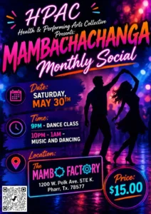 May Monthly Latin Dance Social - Image 01 (May 10, 2026)