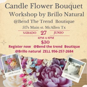 Candle flower bouquet - Image 01 (June 12, 2026)