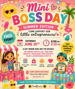Mini Boss Summer Edition - Image 01 (June 15, 2026)