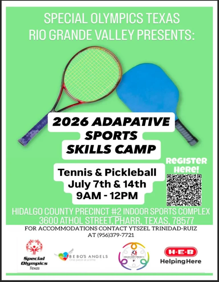 RGV 2026 Adaptive Sports Skills Camps Tennis & Pickleball - Image 01 (June 4, 2026)