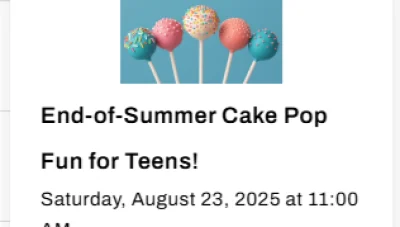 Cake Pop Fun For Teens